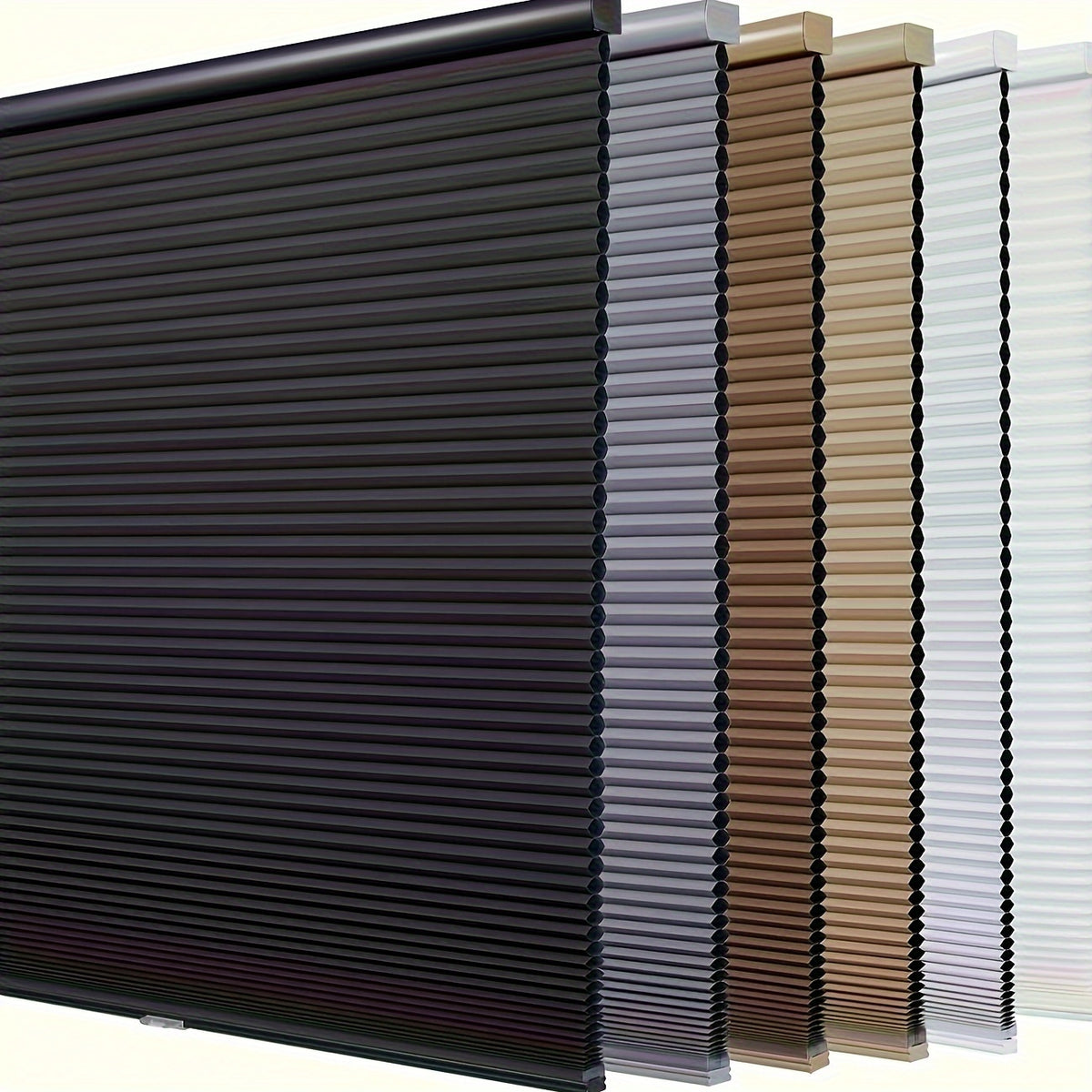 Persianas Automatica XIRUI Sem Fio - Cortinas Térmicas de Colmeia para Redução de Ruído