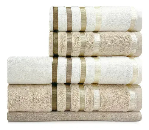 Kit 10 Toalhas Banho Gigante Fio Penteado - Lumina Chic