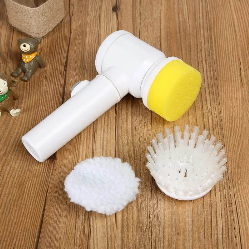 TurboClean – Escova de Limpeza Elétrica Multifuncional 5 em 1